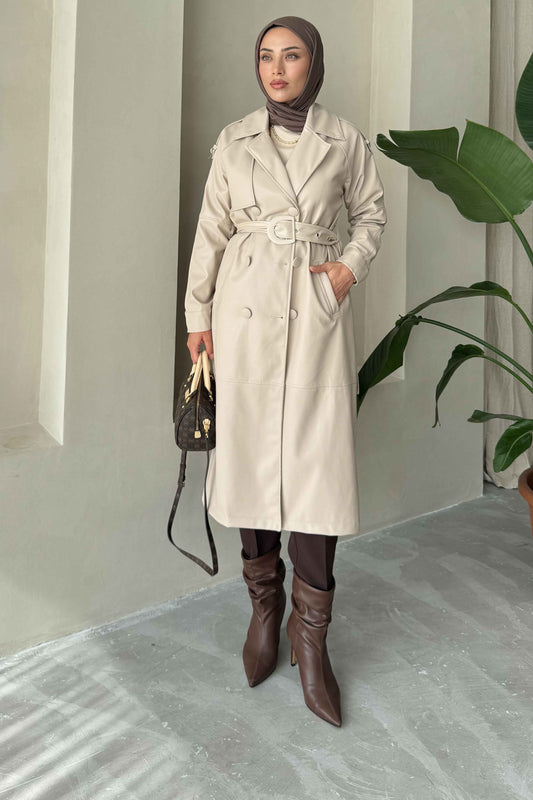 Prime Trench Suit Camel