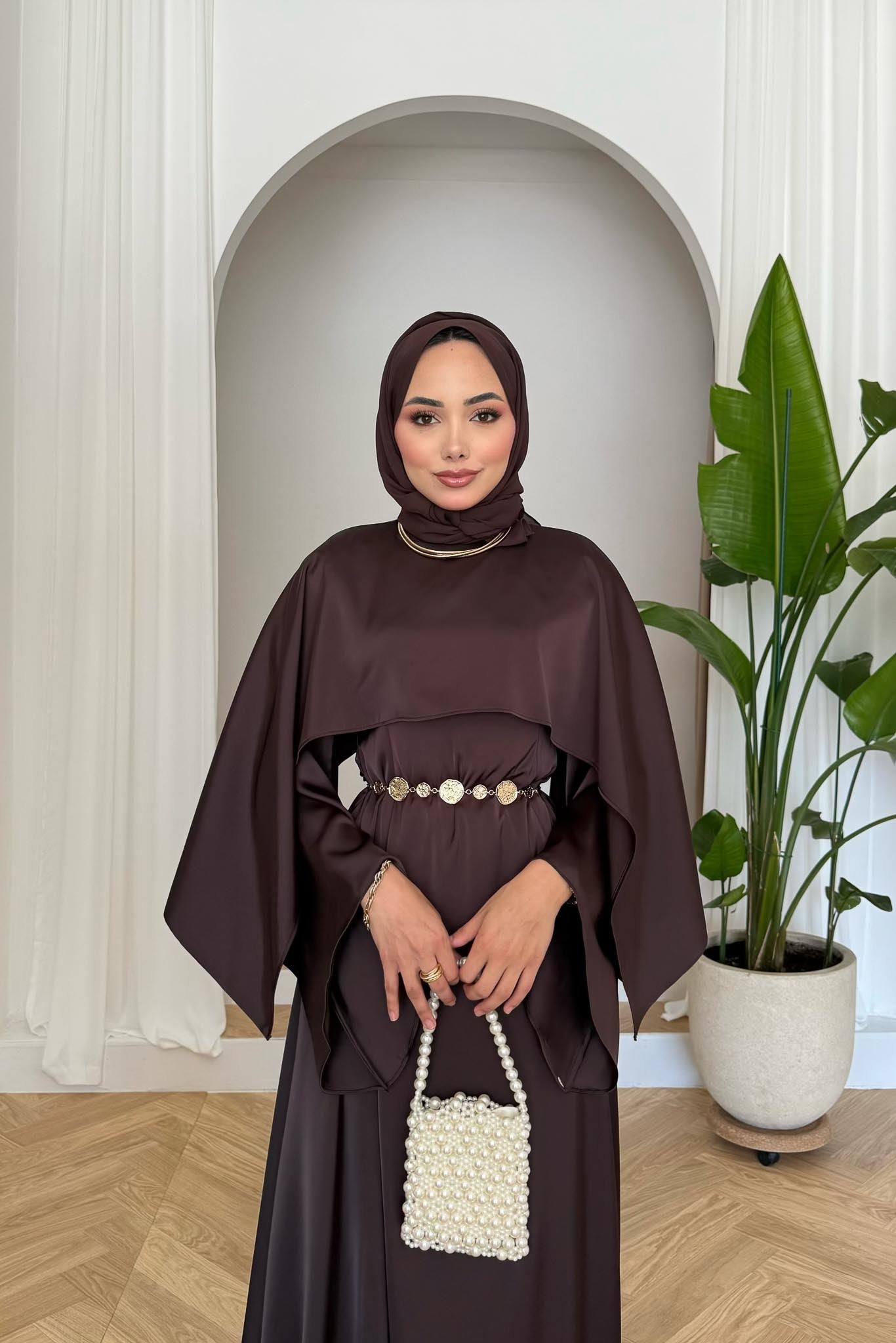 Ajda Pleated Skirt Set Petrol