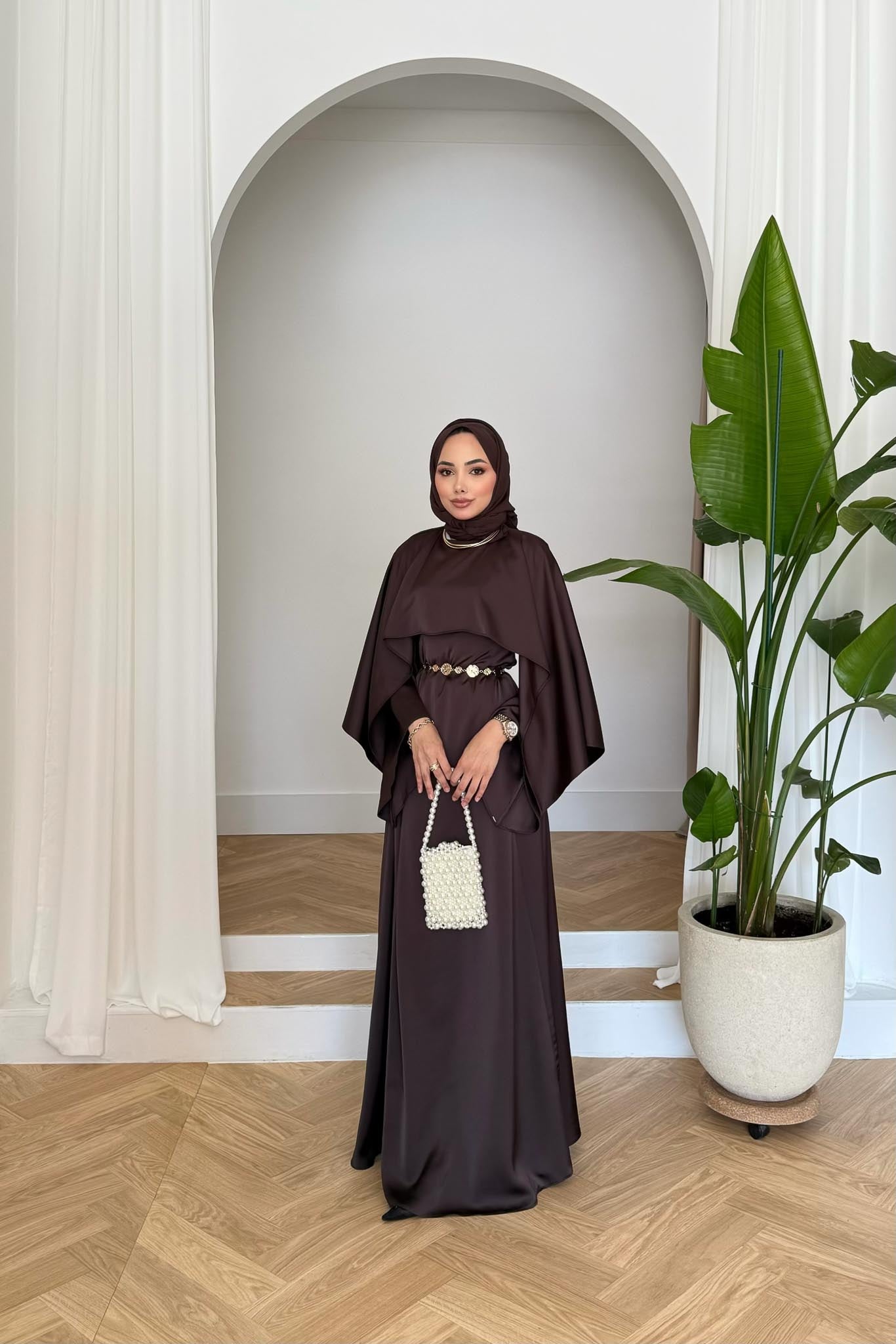 Ajda Pleated Skirt Set Petrol