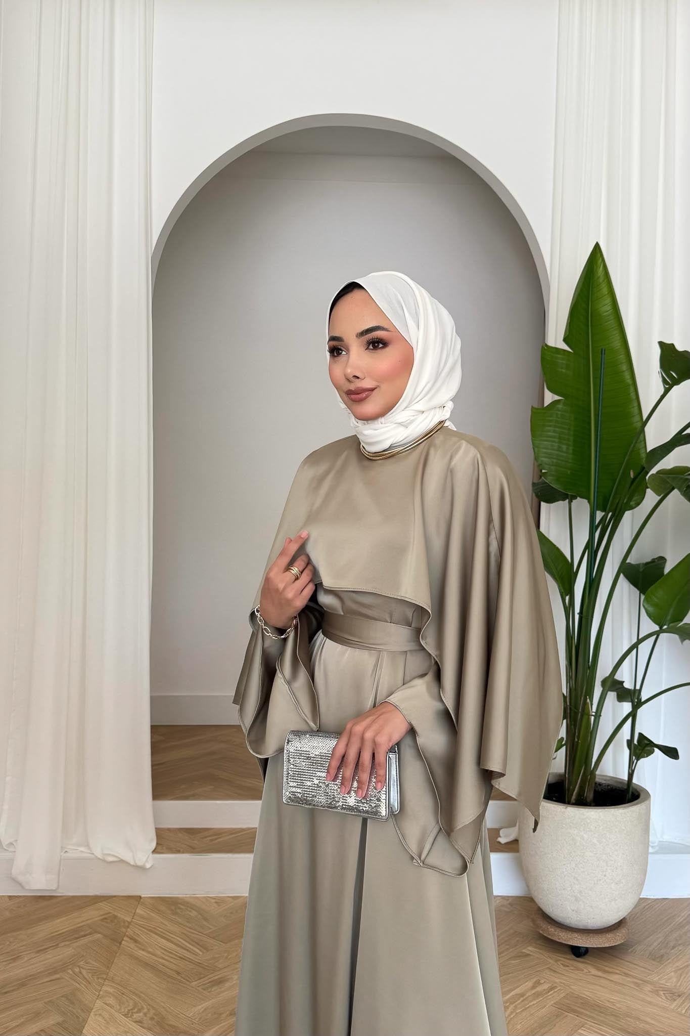 Ajda Pleated Skirt Set Petrol
