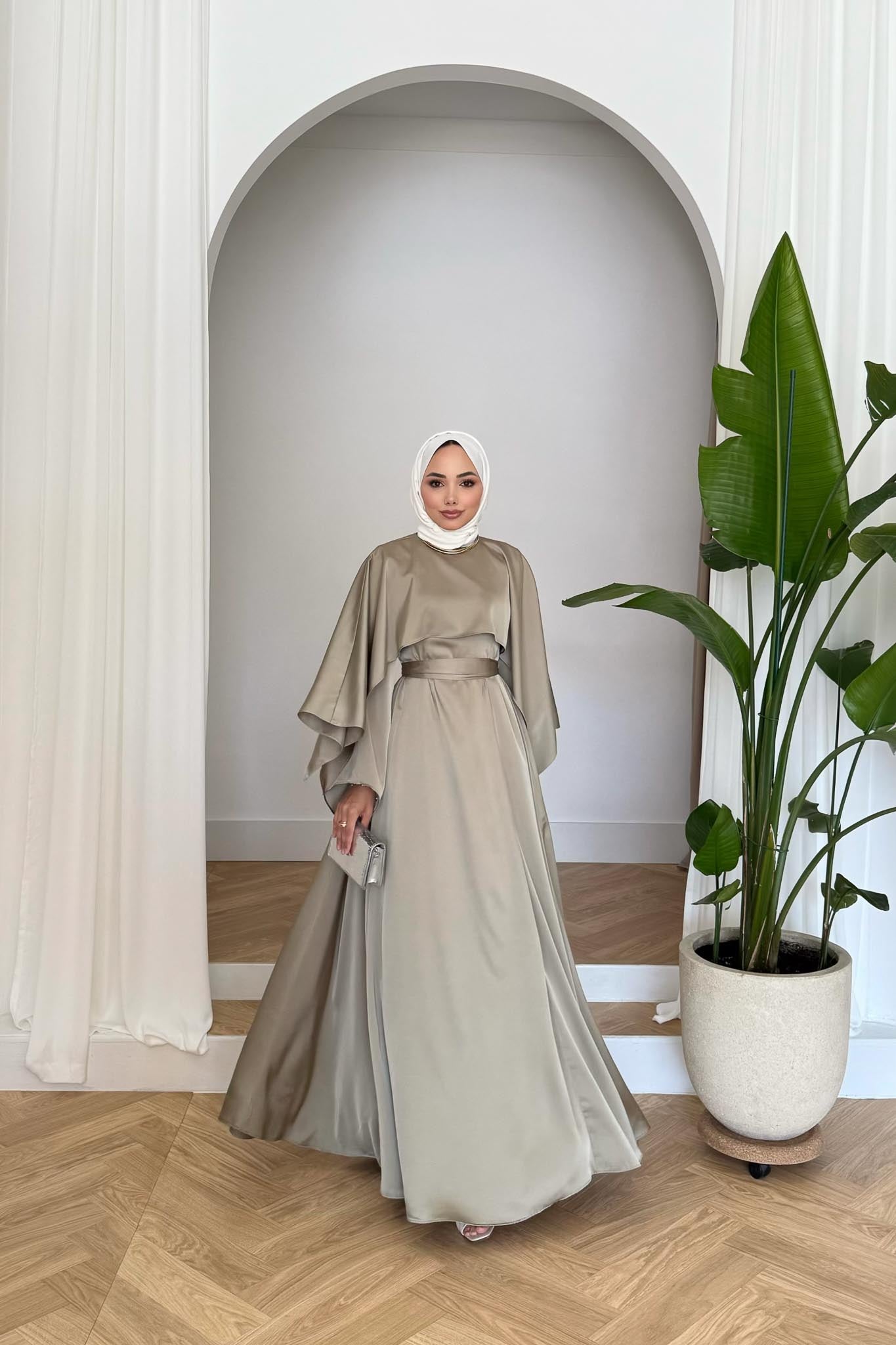 Ajda Pleated Skirt Set Petrol