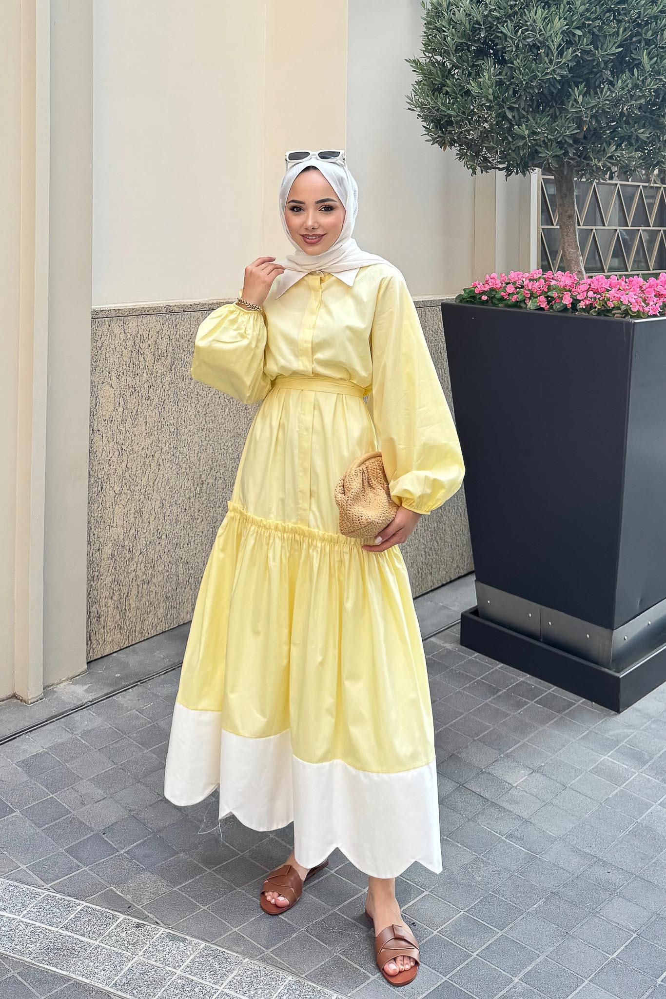 Lore Elbise Sarı