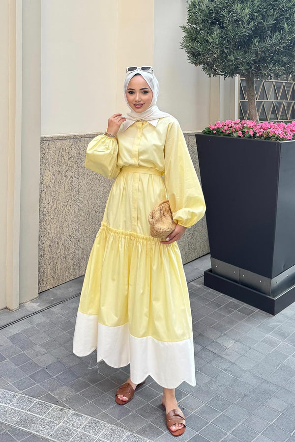 Lore Elbise Sarı