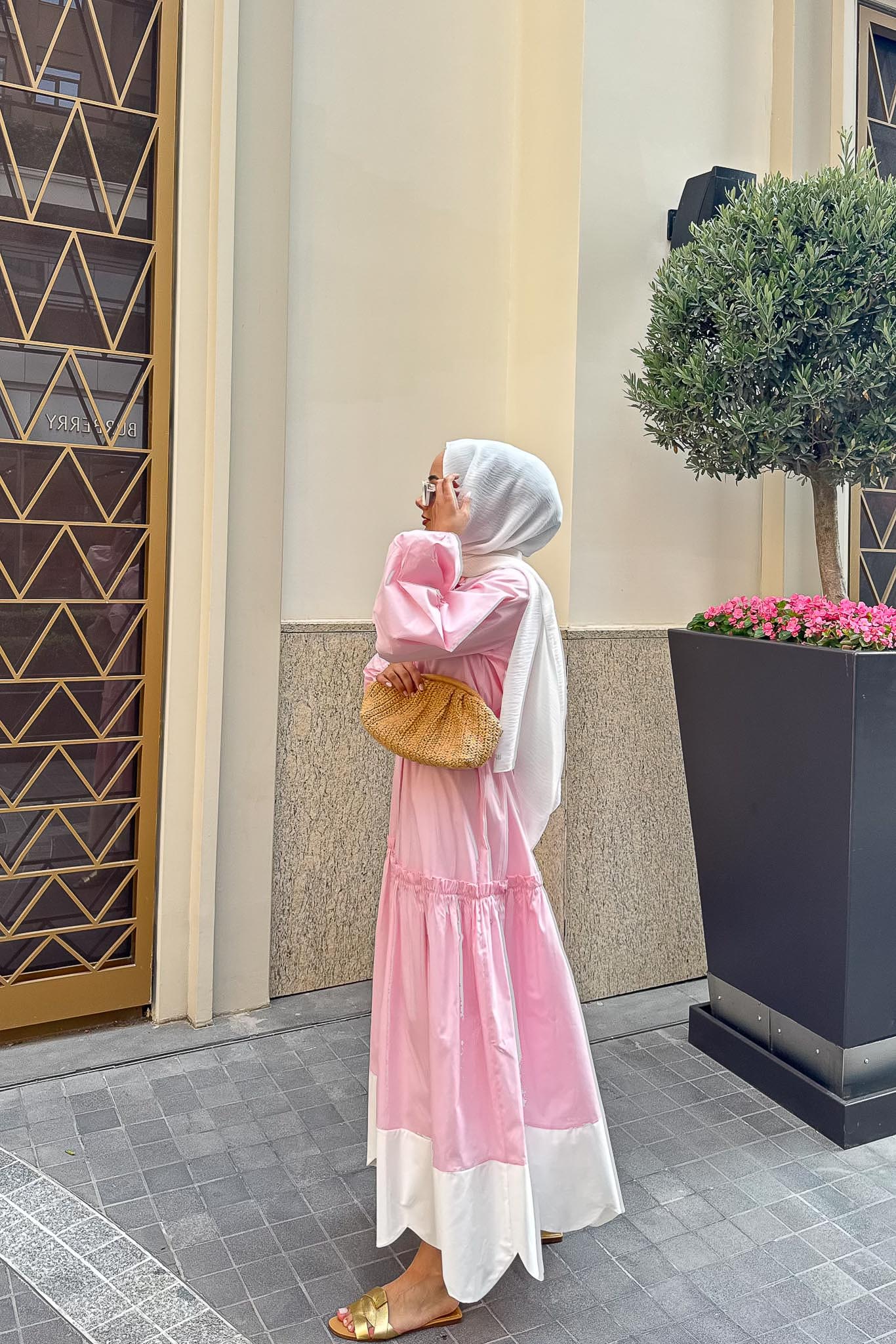 Lore Elbise Pembe