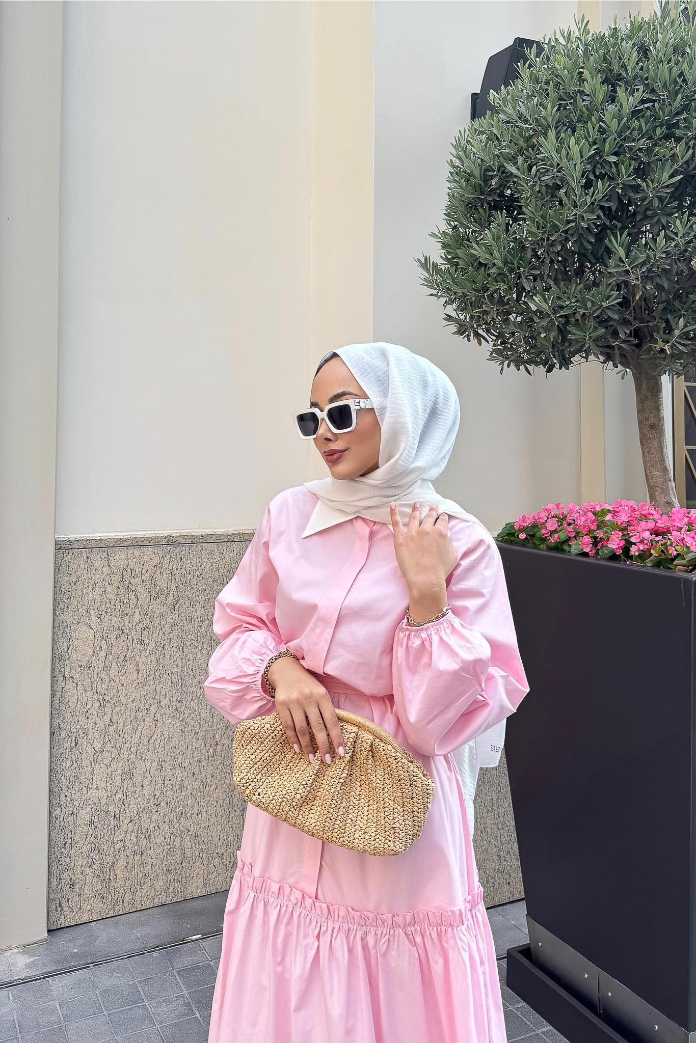 Lore Elbise Pembe