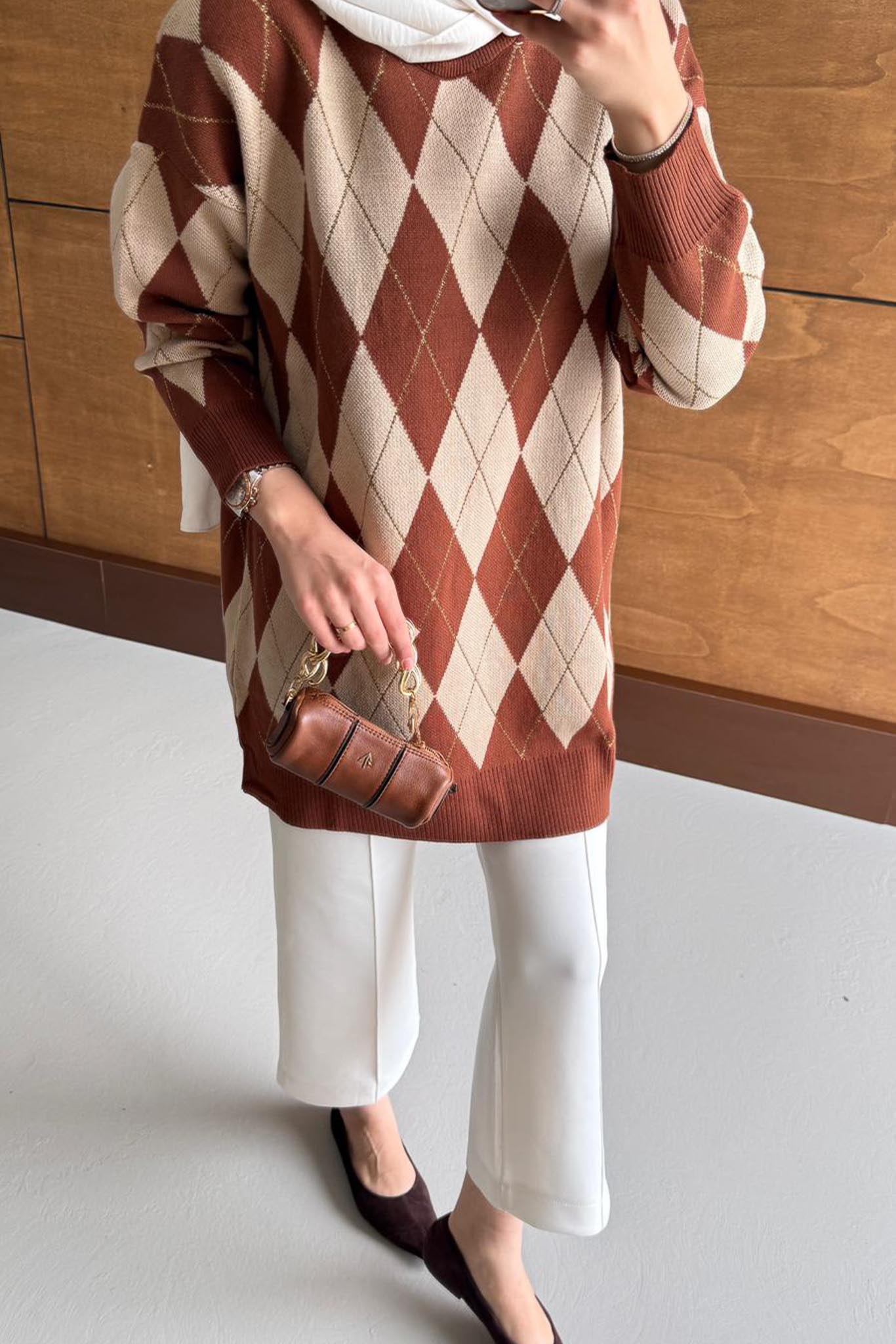 Ajda Pleated Skirt Set Petrol