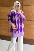 Ajda Pleated Skirt Set Petrol