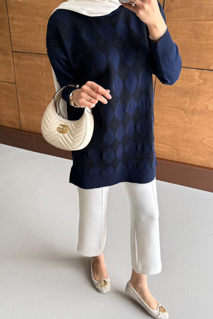 Ajda Pleated Skirt Set Petrol