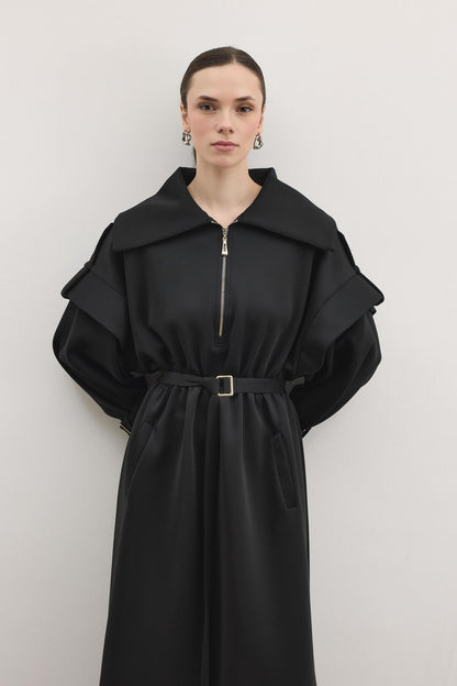 Sorella Alerli Elbise Siyah