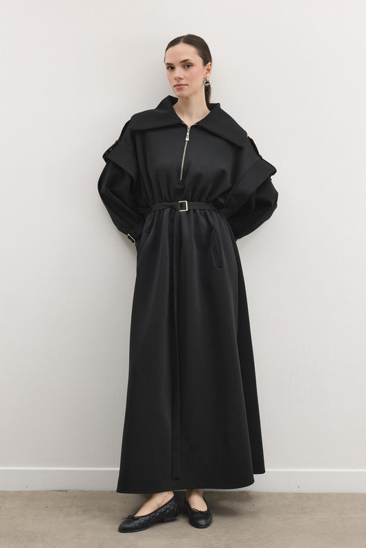 Sorella Alerli Elbise Siyah