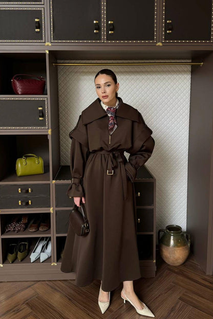 Sorella Alerli Elbise Kahverengi