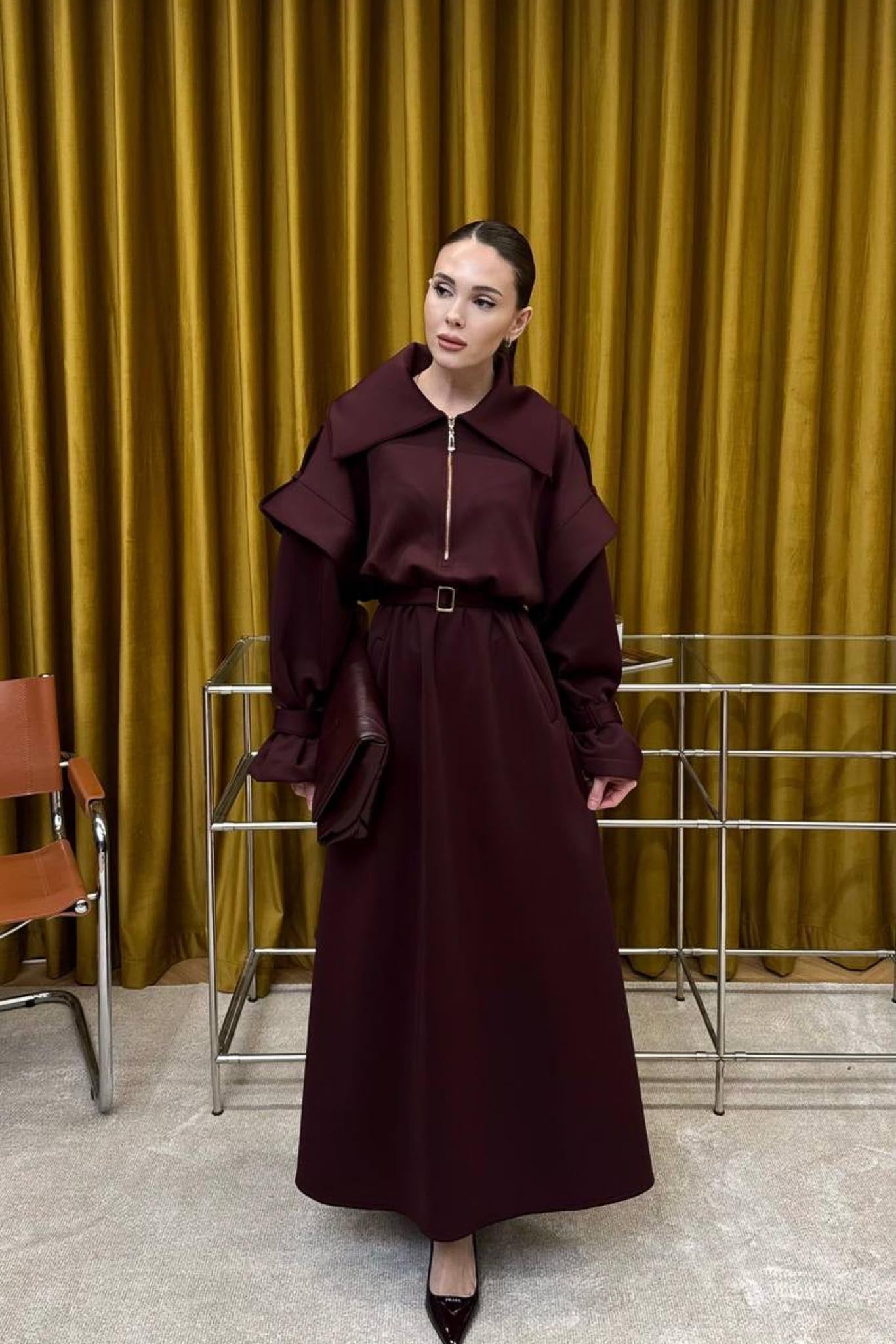 Sorella Alerli Elbise Bordo