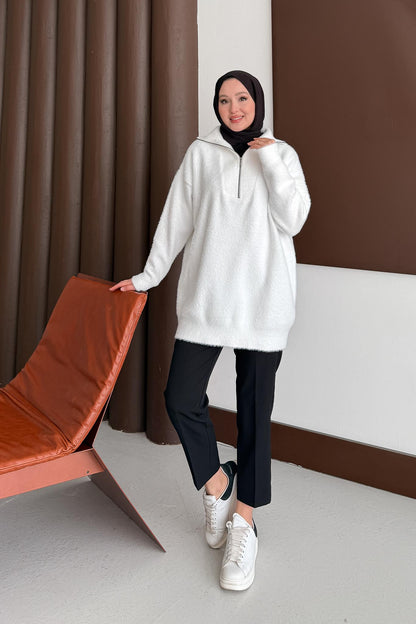 Ajda Pleated Skirt Set Petrol