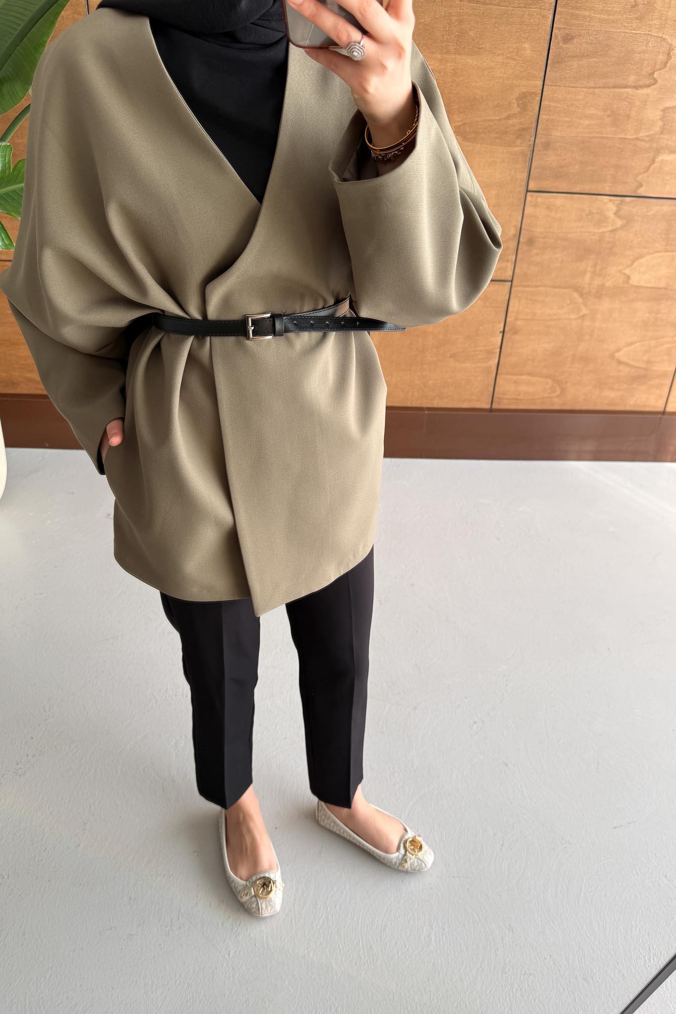 Ajda Pleated Skirt Set Petrol