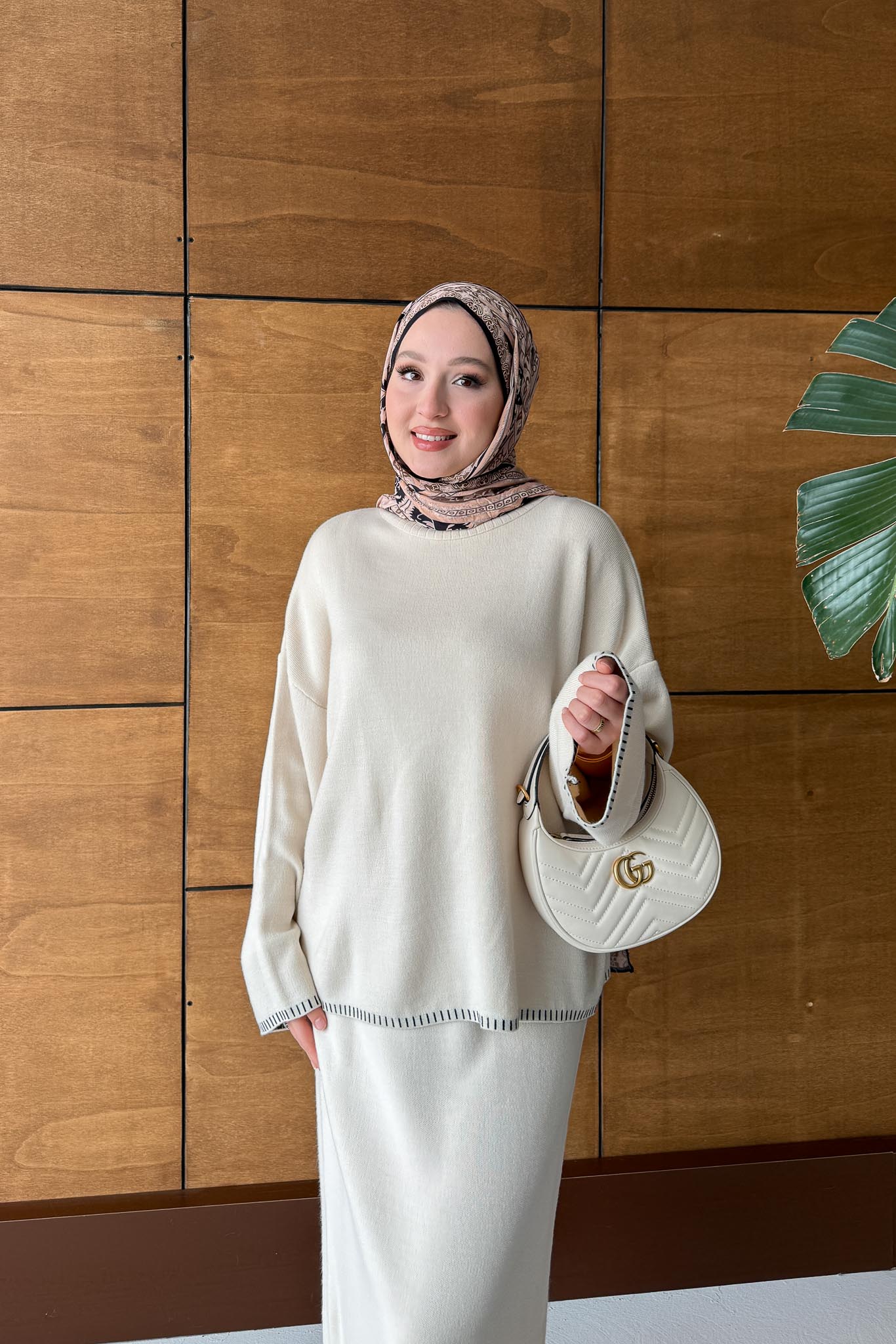 Minimal Balloon Sleeve Suit Gray