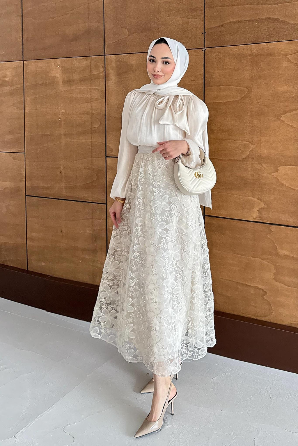 Ajda Pleated Skirt Set Petrol