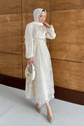Ajda Pleated Skirt Set Petrol