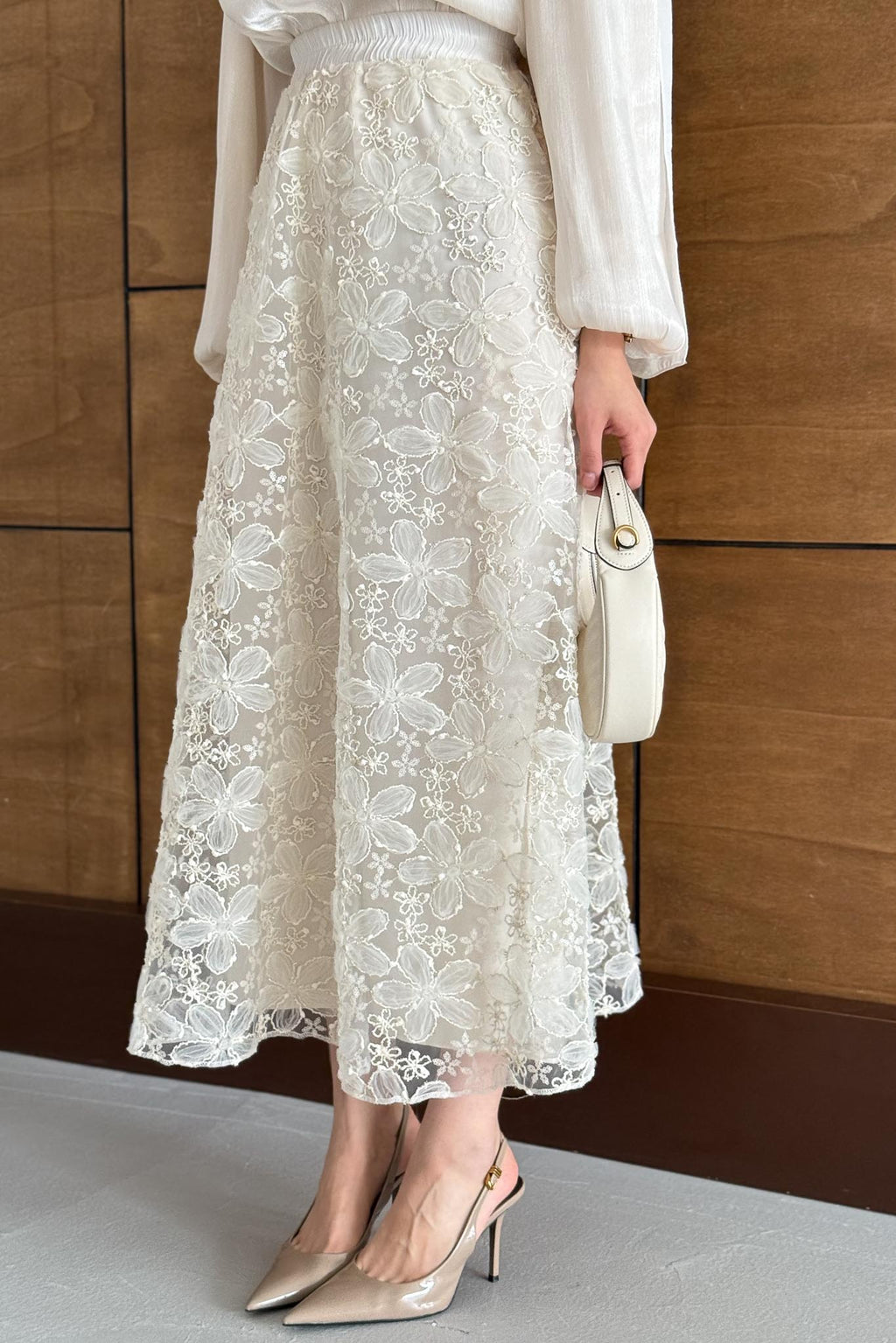 Ajda Pleated Skirt Set Petrol