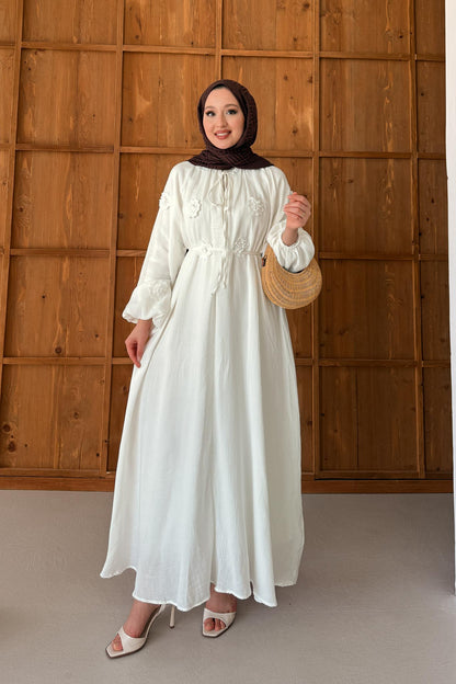 Ales Shoulder Lace Shirt Ecru