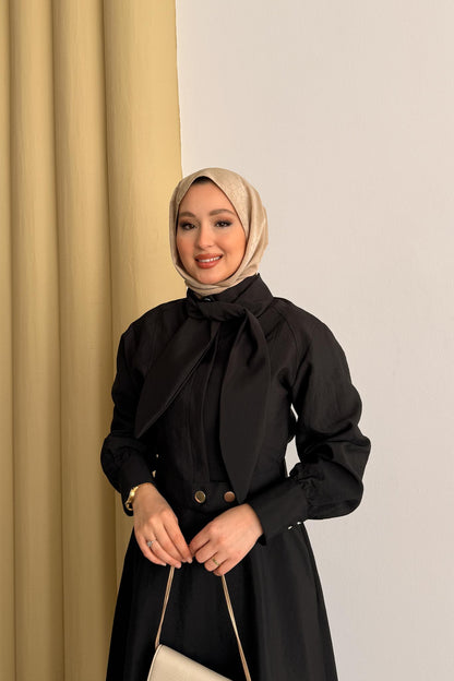 Cupra Fularlı Takım Siyah