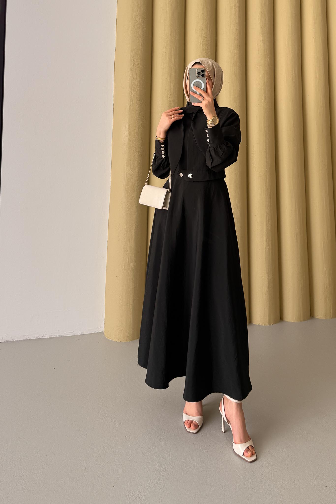 Cupra Fularlı Takım Siyah