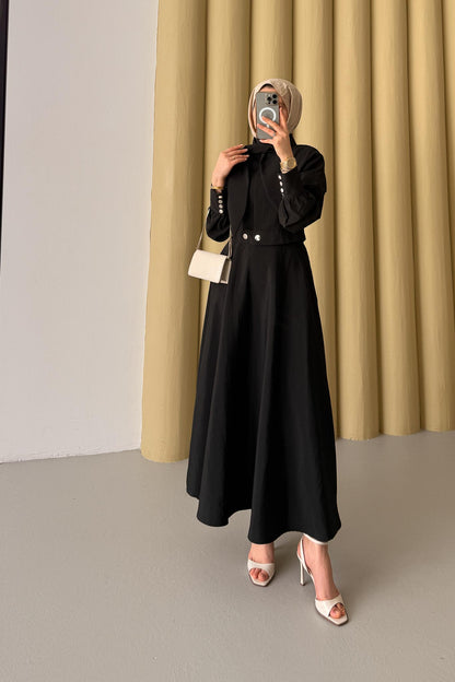 Cupra Fularlı Takım Siyah