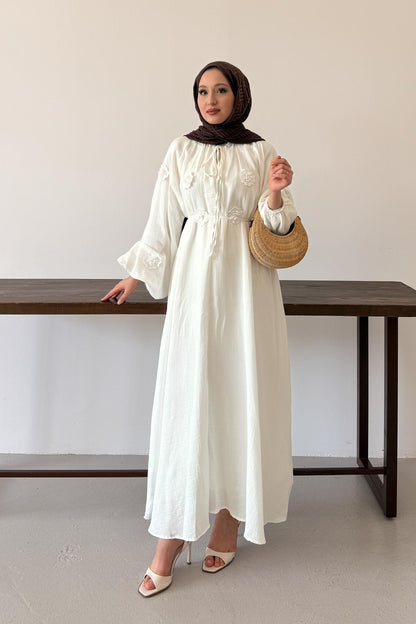 Ales Shoulder Lace Shirt Ecru