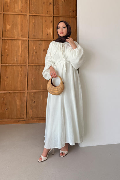 Ales Shoulder Lace Shirt Ecru
