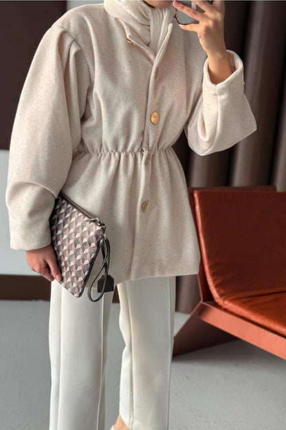 Ajda Pleated Skirt Set Petrol