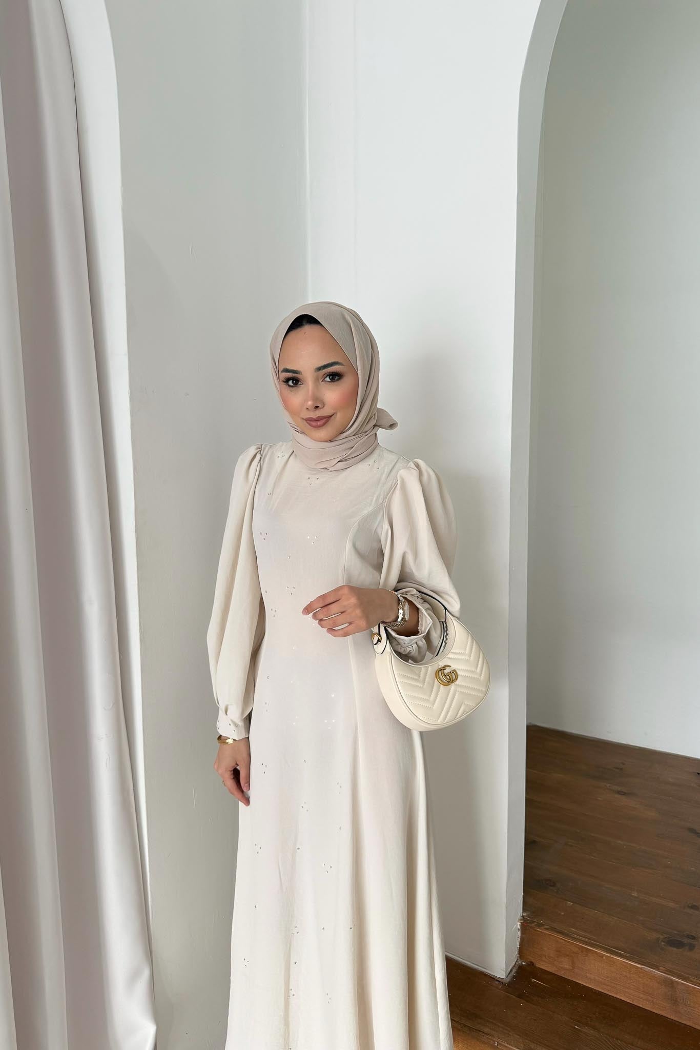 Luca Taşlı Elbise Taş