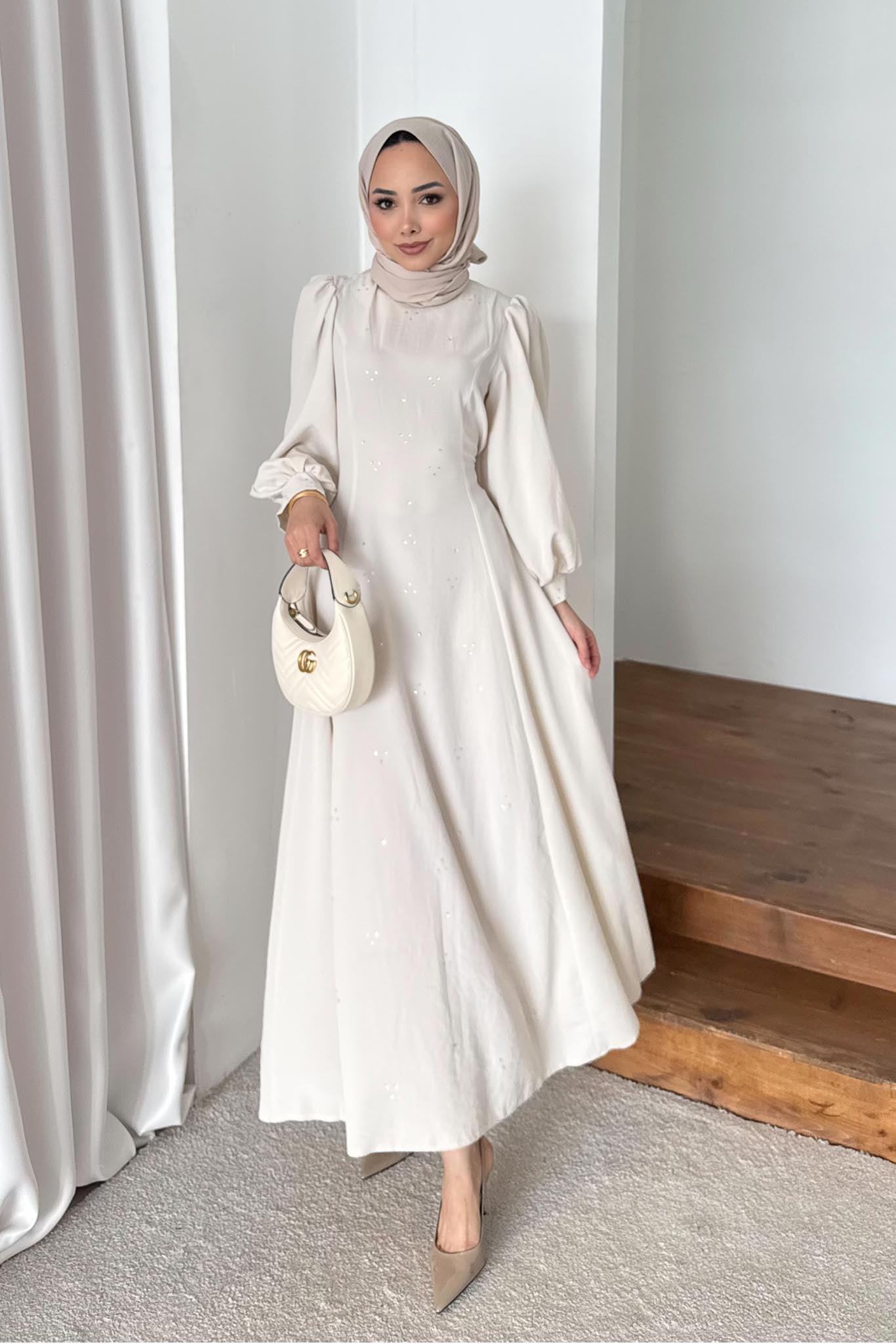 Luca Taşlı Elbise Taş