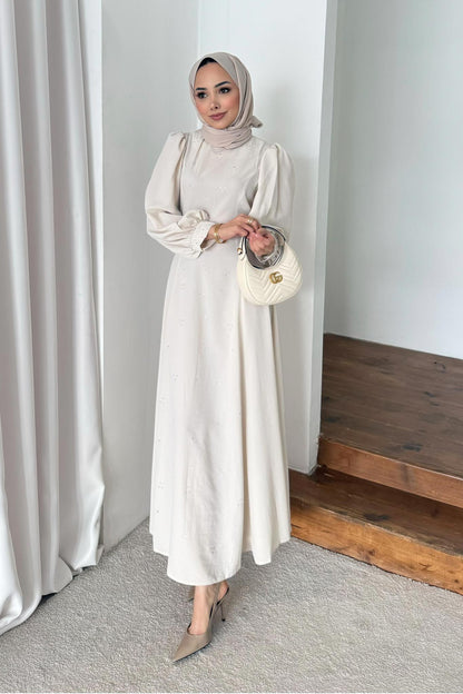 Luca Taşlı Elbise Taş