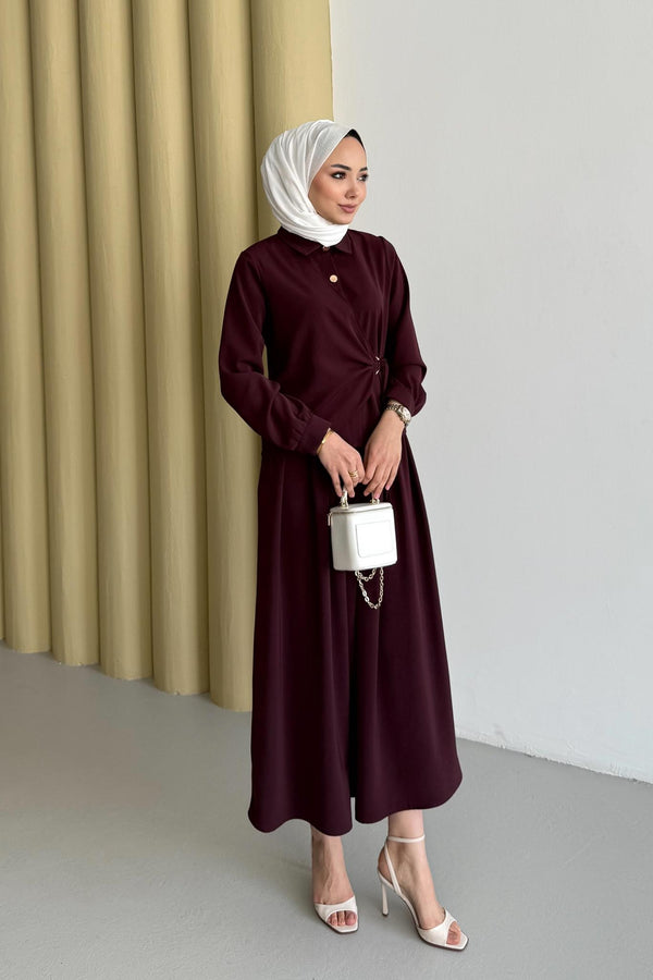 Ajda Pleated Skirt Set Petrol