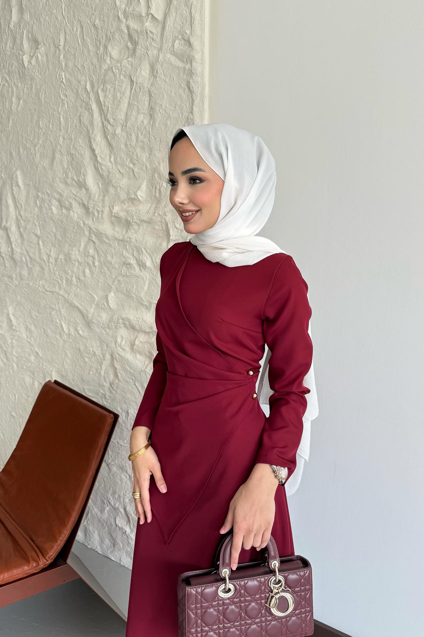 Ajda Pleated Skirt Set Petrol