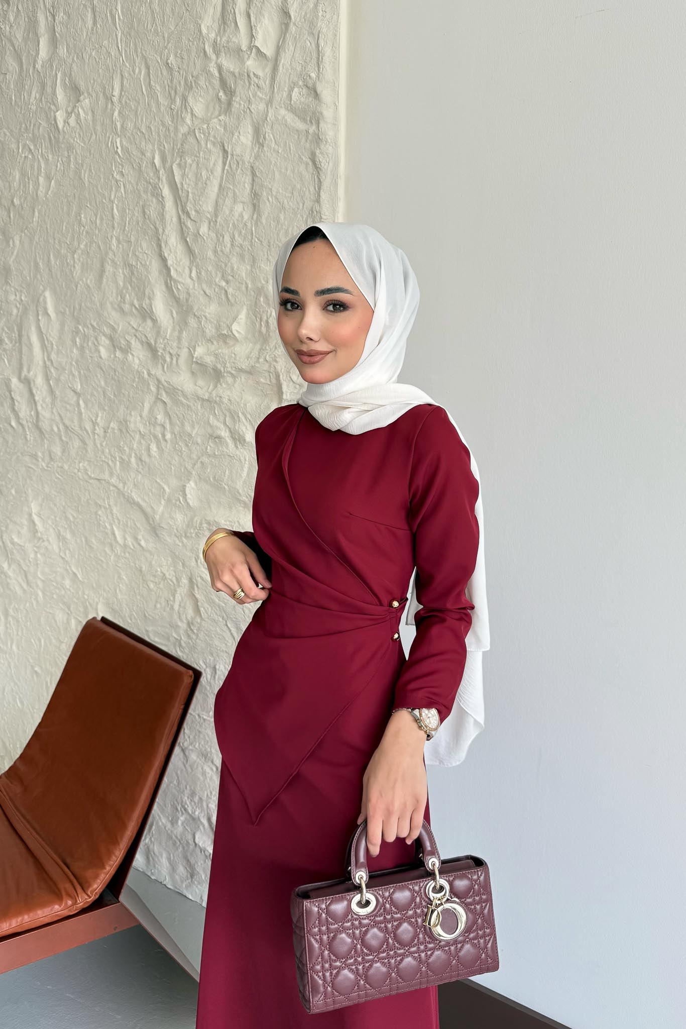 Ajda Pleated Skirt Set Petrol