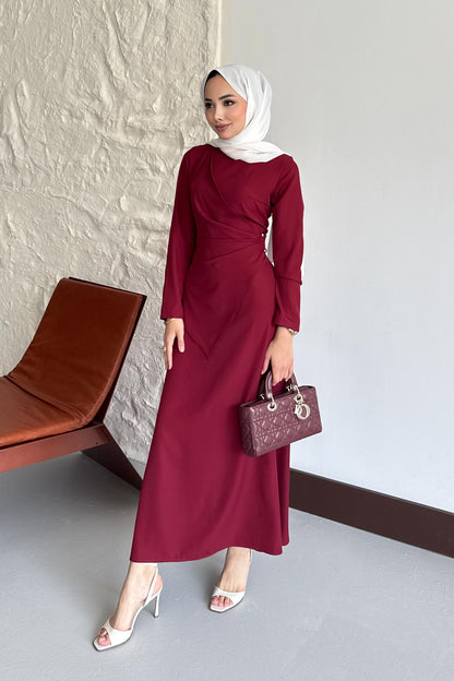 Ajda Pleated Skirt Set Petrol
