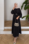 Seyran Pleated Dress Beige