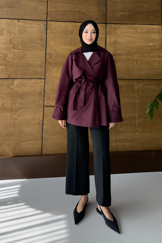 Prime Trench Coat Oil Green