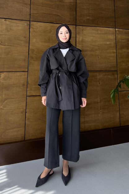 Prime Trench Coat Oil Green