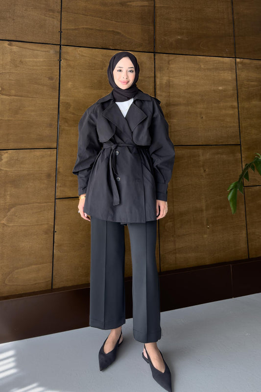 Prime Trench Coat Oil Green