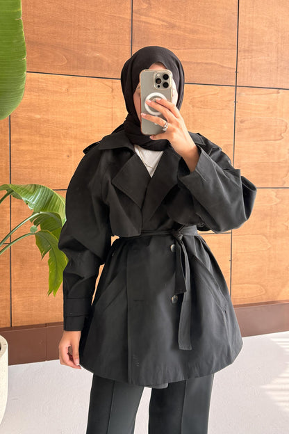 Prime Trench Coat Oil Green