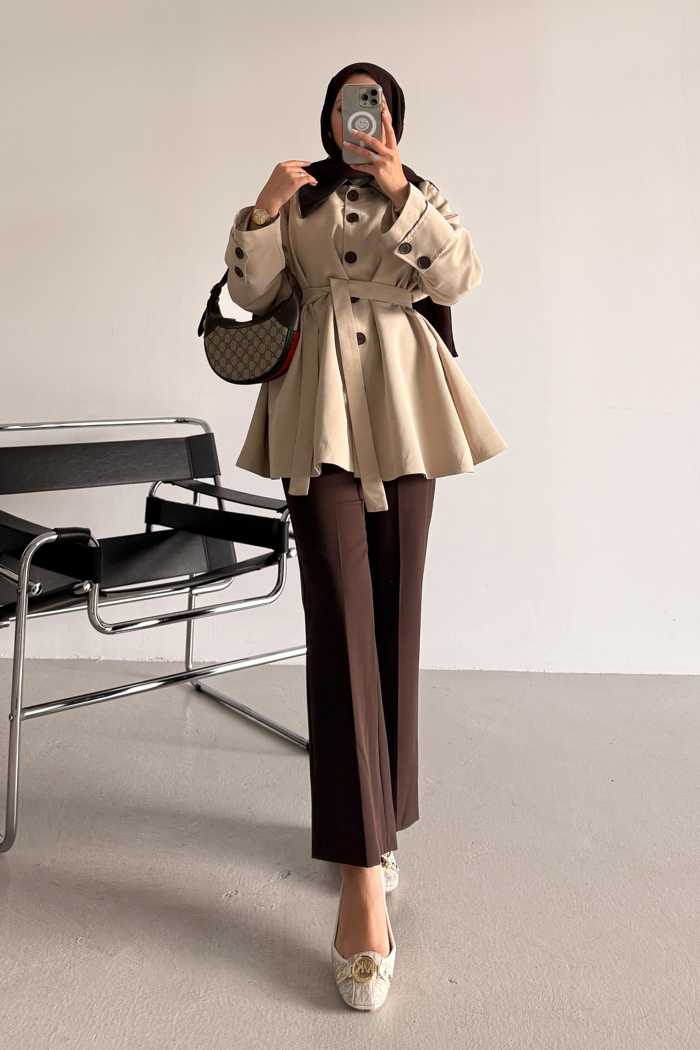 Ajda Pleated Skirt Set Petrol