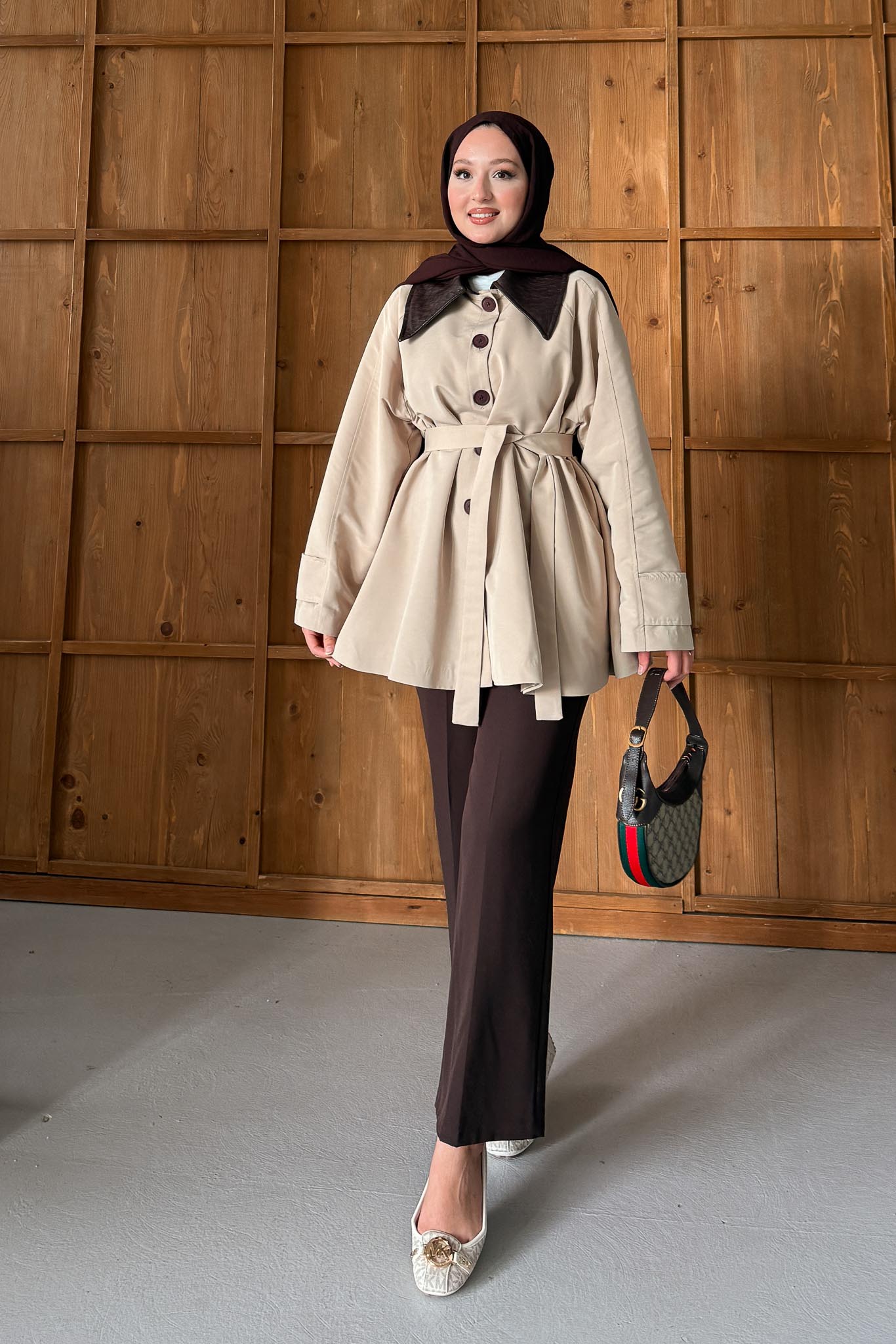 Ajda Pleated Skirt Set Petrol