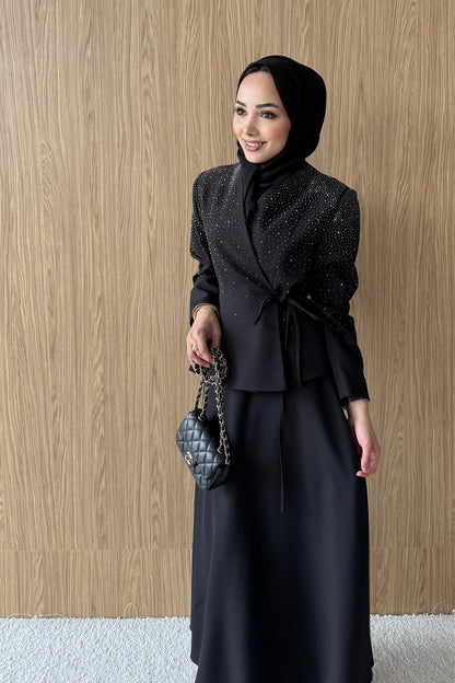 Moon Light Takım Siyah