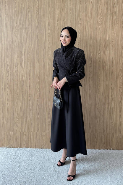 Moon Light Takım Siyah