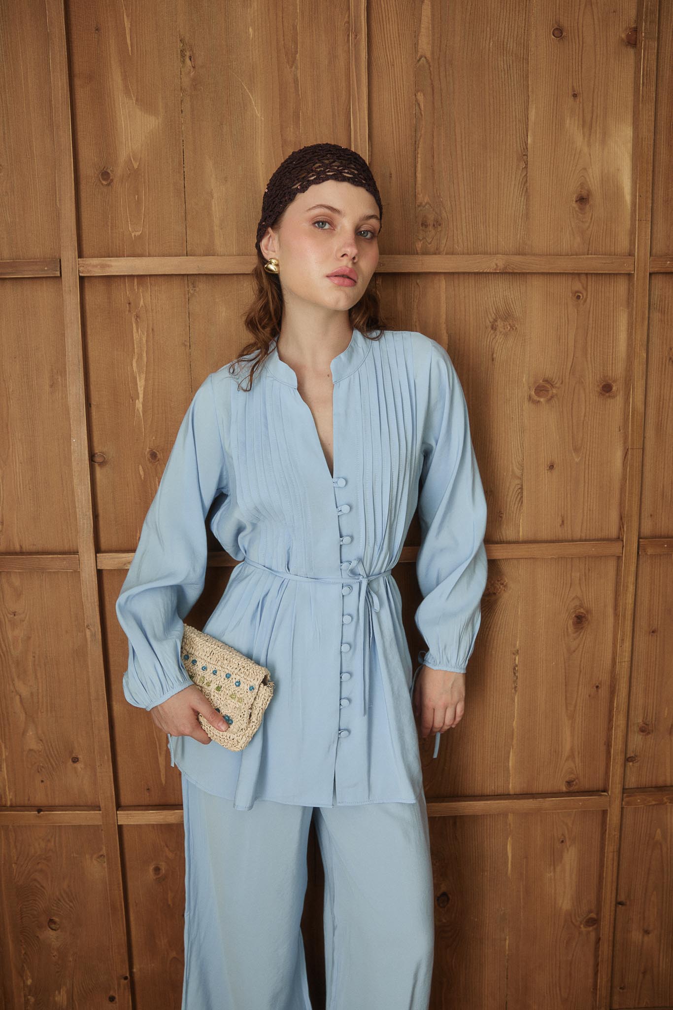 Ales Shoulder Lace Shirt Ecru