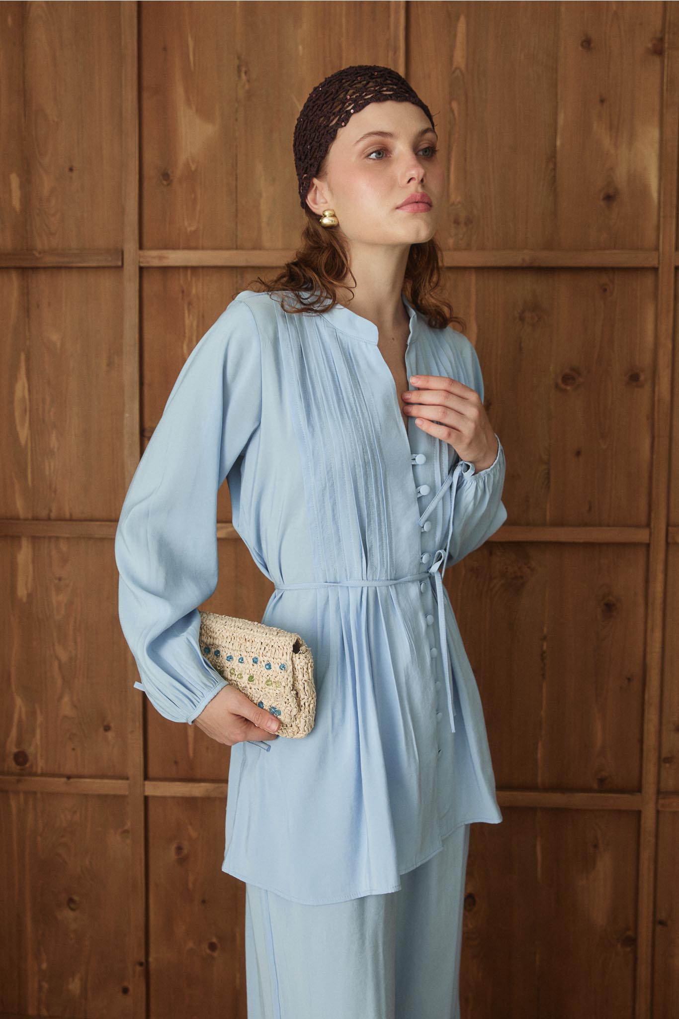 Ales Shoulder Lace Shirt Ecru