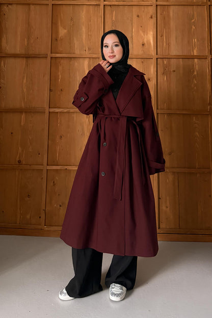 Prime Trench Coat Oil Green