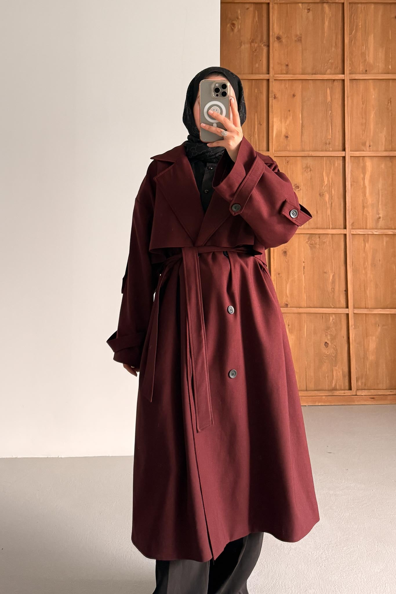 Prime Trench Coat Oil Green