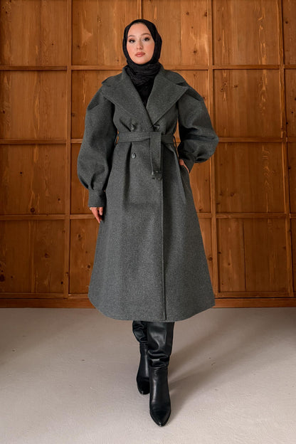 Prime Trench Coat Oil Green